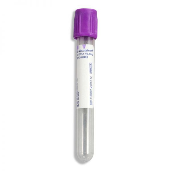 Bd Vacutainer Plus Plastic Whole Blood Tube Lavender Sexiz Pix Hot