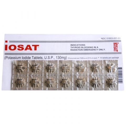 Moore Medical Corp. Potassium Iodide Tabs, 130mg