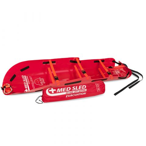 ARC Products, LLC Med Sled Patient Transport Sled, Red