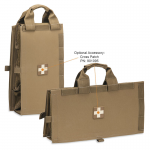 Chinook Medical Gear Medical Insert kit and bag coyote brown with brown and white medical cross