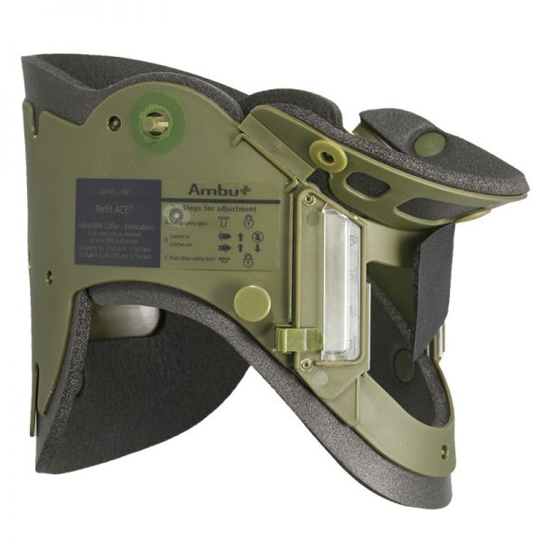 Ambu Perfit ACE Extrication Collar, Adult Military Green