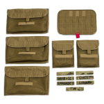 Chinook Medical Gear Medical Operator pack and bag inserts coyote brown