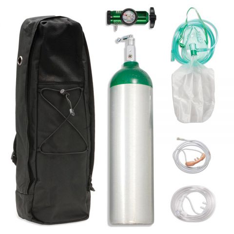 Chinook Medical Gear, Inc. Aluminum Alloy Oxygen Systems - D (425L)