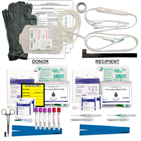 Chinook Medical Gear, Inc. Whole Blood Collection & Transfusion Kit