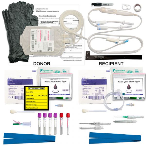 Chinook Medical Gear, Inc. Field Blood Transfusion Kit (TMM-FBTK)