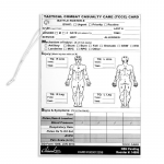 Tactical Combat Casualty Care (TCCC) Card
