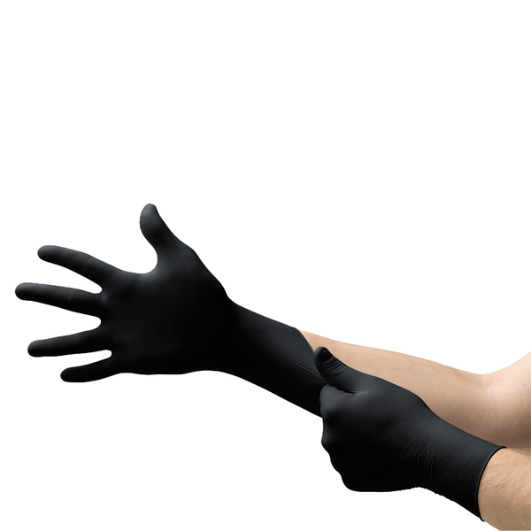 MicroFlex (Ansell) MidKnight Nitrile Exam Gloves, Black