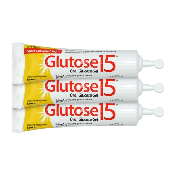 Glutose 15gm - Lemon (3/pk)