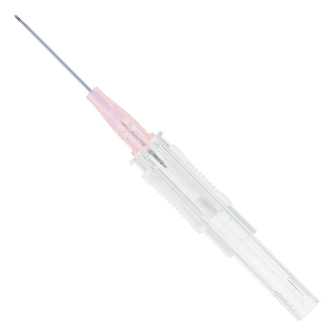 Shielded Non-winged IV Catheters, 20ga x 1.16in L, Pink 50BX