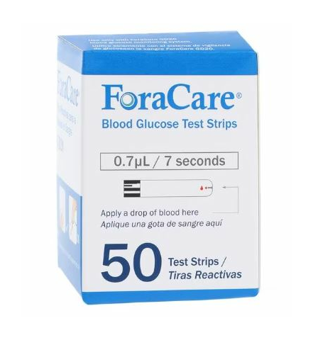 Fora GD20 Glucose Test Strips